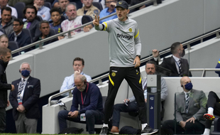 Thomas Tuchel lors de la victoire de Chelsea sur la pelouse de Tottenham (0-3), le 19 septembre 2021.