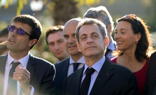 Nicolas Sarkozy en visite au zoo de Beauval le 22 novembre 2017.