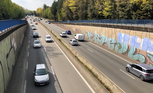 La porte de la Beaujoire au nord du périphérique de Nantes.