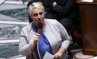 La secrétaire d’État chargée des Droits des femmes, Pascale Boistard, le 15 juillet 2015 à l'Assemblée nationale à Paris