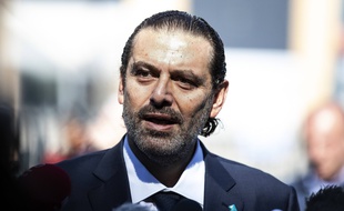 Le nouveauPremier ministre libanais Saad Hariri, le 18 août 2020.