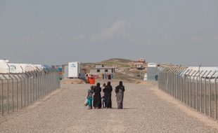 Des femmes et des enfants dans un camp de déplacés en Irak en mars 2017 (illustration).