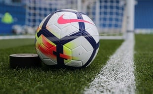 Photo prise pendant un test de la Goal Line Technology