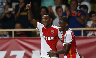 Anthony Martial (à gauche) a marqué un des quatre buts de l'ASM face aux Young Boys Berne, le 4 août 2015.