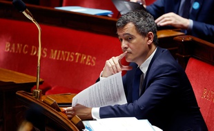 Le ministre des comptes publics Gérald Darmanin à l'Assemblée le 17 avril 2020.
