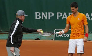 Novak Djokovic, le 23 mai 2014 à Roland-Garros.