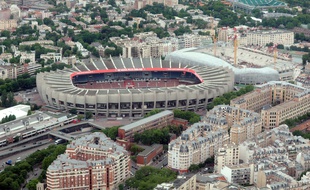 Vue générale du Parc des Princes, à Paris, prise le 29 août 2012.