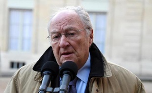 Roger Cukierman, président du Conseil représentatif des institutions juives de France (Crif), à son arrivée le 11 janvier 2015 au palais de l'Elysée à Paris