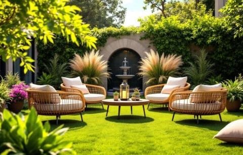 Révélez tout le potentiel de votre jardin cet été avec un agencement malin du mobilier extérieur