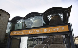 Le palais de justice de Bordeaux, en Gironde.