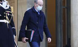 Jean-Michel Blanquer à l'Elysée, le 6 janvier 2021.