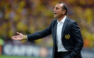 Michel Der Zakarian le 24 août 2014 lors de Nantes-Monaco.