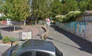 L'entrée de l'école Jules Ferry à Montreuil