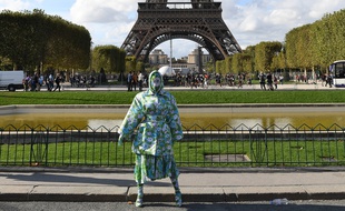 La rappeuse Cardi B à Paris le 28 septembre 2019.