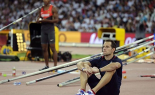 Renaud Lavillenie à Pékin le 24 août 2015.
