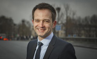 Pierre-Yves Bournazel candidat UMP à la mairie de Paris en 2014, le 15 janvier 2013.