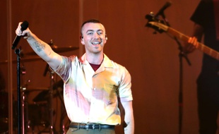 Sam Smith le 21 octobre à Los Angeles.