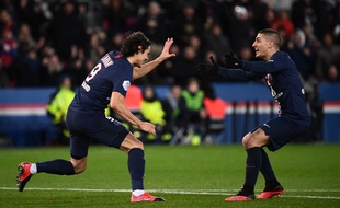 Cavani a frappé contre Lyon dimanche soir.