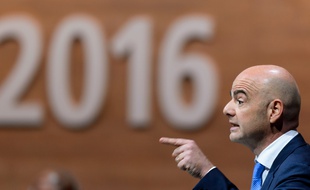 Gianni Infantino, le nouveau président de la Fifa, le 26 février 2016 à Zurich.