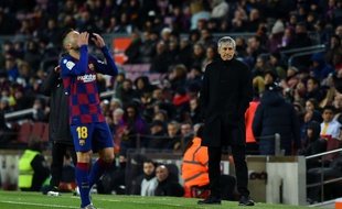 Quique Setien a obtenu sa première victoire avec le Barça contre Grenade, le 19 janvier 2020.