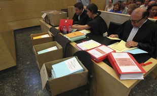 Les prud'hommes de Toulouse en juillet 2013, au moment de l'examen des licenciements de Molex.