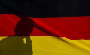 Un drapeau allemand.