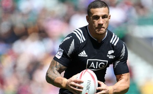 Sonny Bill Williams lors d'un match de rugby à 7 avec la Nouvelle-Zélande, le 22 mai 2016.