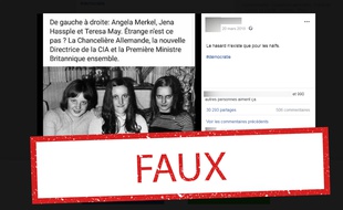 Non, cette photo ne montre pas les trois dirigeantes ensemble.