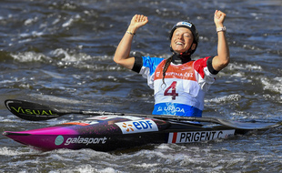 La Rennaise Camille Prigent a décroché la médaille d'argent aux championnats d'Europe de canoë-kayak à Prague le 20 septembre.