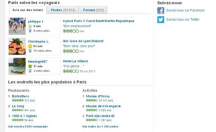 Capture d'écran du site Tripadvisor.