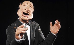 La marionnette de Jacques Chirac pour les Guignols de l'info