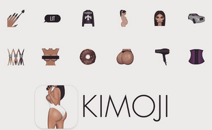 L'appli «Kimoji» propose notamment des émoticônes à l'effigie de Kim Kardashian.