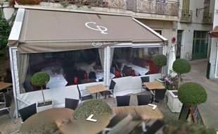 Capture d'écran de google street du Café de la Place au Cannet.