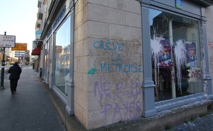 Le centre-ville de Rennes a été saccagé samedi 6 février lors d'une manifestation d'opposants à l'aéroport Notre-Dame-des-Landes.