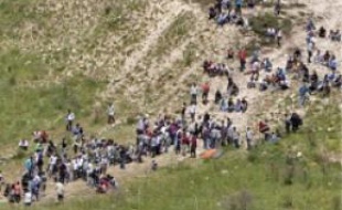Hier, à la frontière entre la Syrie et Israël, dans le Golan.