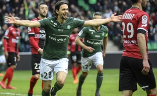 Neven Subotic, après son but inscrit face à Guingamp le 18 mars dans le Chaudron (2-0).