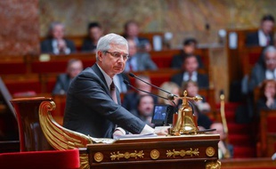 Le président de l'Assemblée nationale Claude Bartolone, le 2 avril 2013.