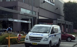 Une voiture de police australienne - Illustration