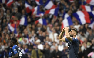 Olivier Giroud a encore marqué avec les Bleus, face à l'Albanie, le 7 septembre 2019.