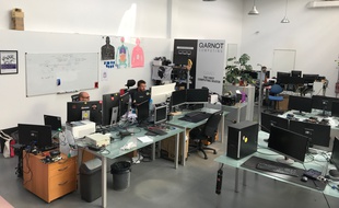 Les locaux de l'entreprise Qarnot Computing.