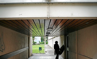 L'entrée du Conseil régional
du culte musulman, à Villeurbanne.