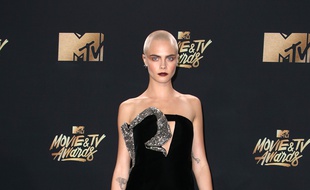 L'actrice et mannequin Cara Delevingne aux MTV Movie And TV Awards