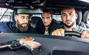 Toni (Kida Khodr Ramadan), Vince (Frederick Lau) et Abbas (Aşık Veysel) dans la série «4 Blaocks».