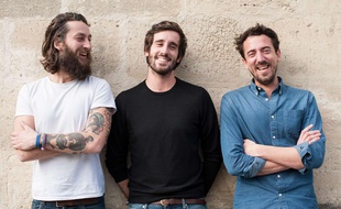 Christian, Jérémie et Luc (de gauche à droite), les cofondateurs de Wanted Community.