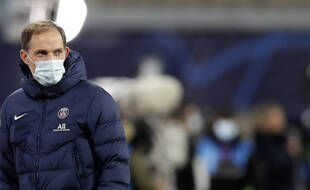 Thomas Tuchel lors de Leipzig-PSG, le 4 novembre 2020.