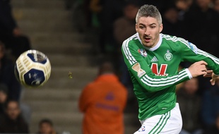 Le joueur de Saint-Etienne, Fabien Lemoine, lors de la défaite face au PSG (0-1) en Coupe de la Ligue, le 13 janvier 2015.