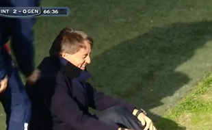 Capture d'écran de Roberto Mancini, le 11 janvier 2015