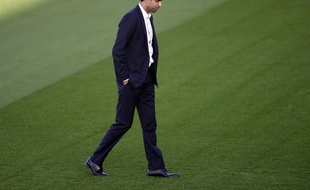 Nasser Al-Khelaïfi au Camp des Loges, le 31 octobre 2014.