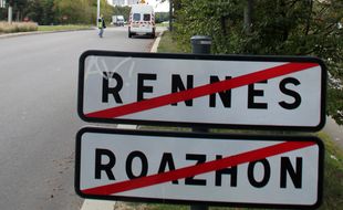 Certaines collectivités avaient déjà opté pour les panneaux bilingues en français et breton comme ici à Rennes.