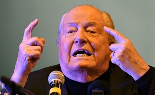 Jean-Marie Le Pen, le 21 janvier 2017 en meeting à Palavas-Les-Flots.